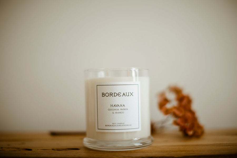 Bordeaux Havana Candle