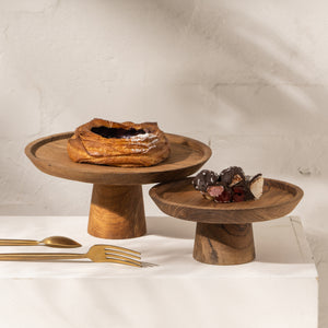 Jali Wooden Cake Stand