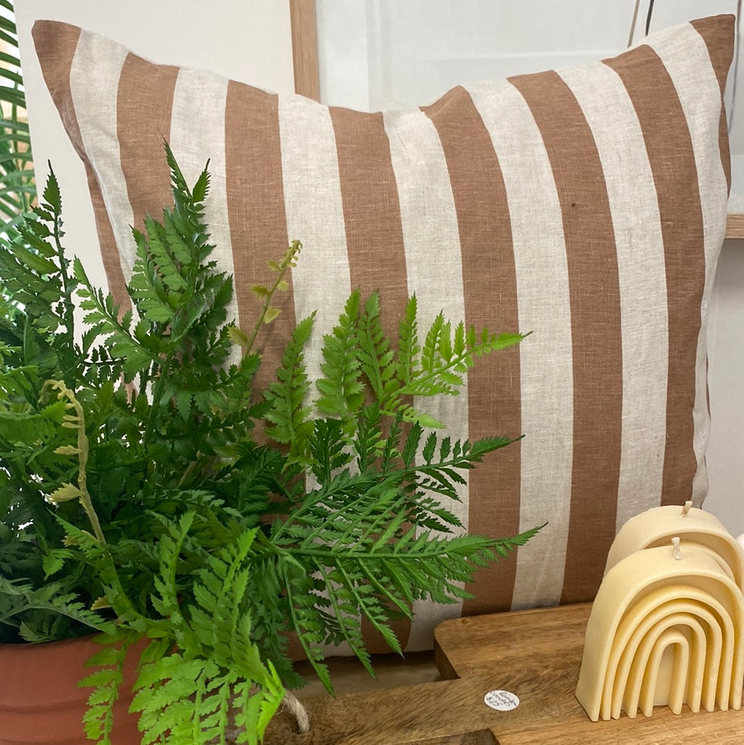 Hazel stripe cushion