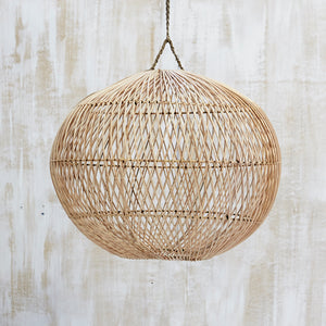 Handwoven Rattan Ball Light Shade