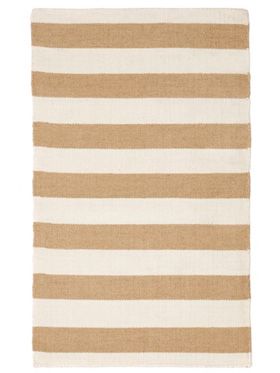 Neutral Stripe floor rug